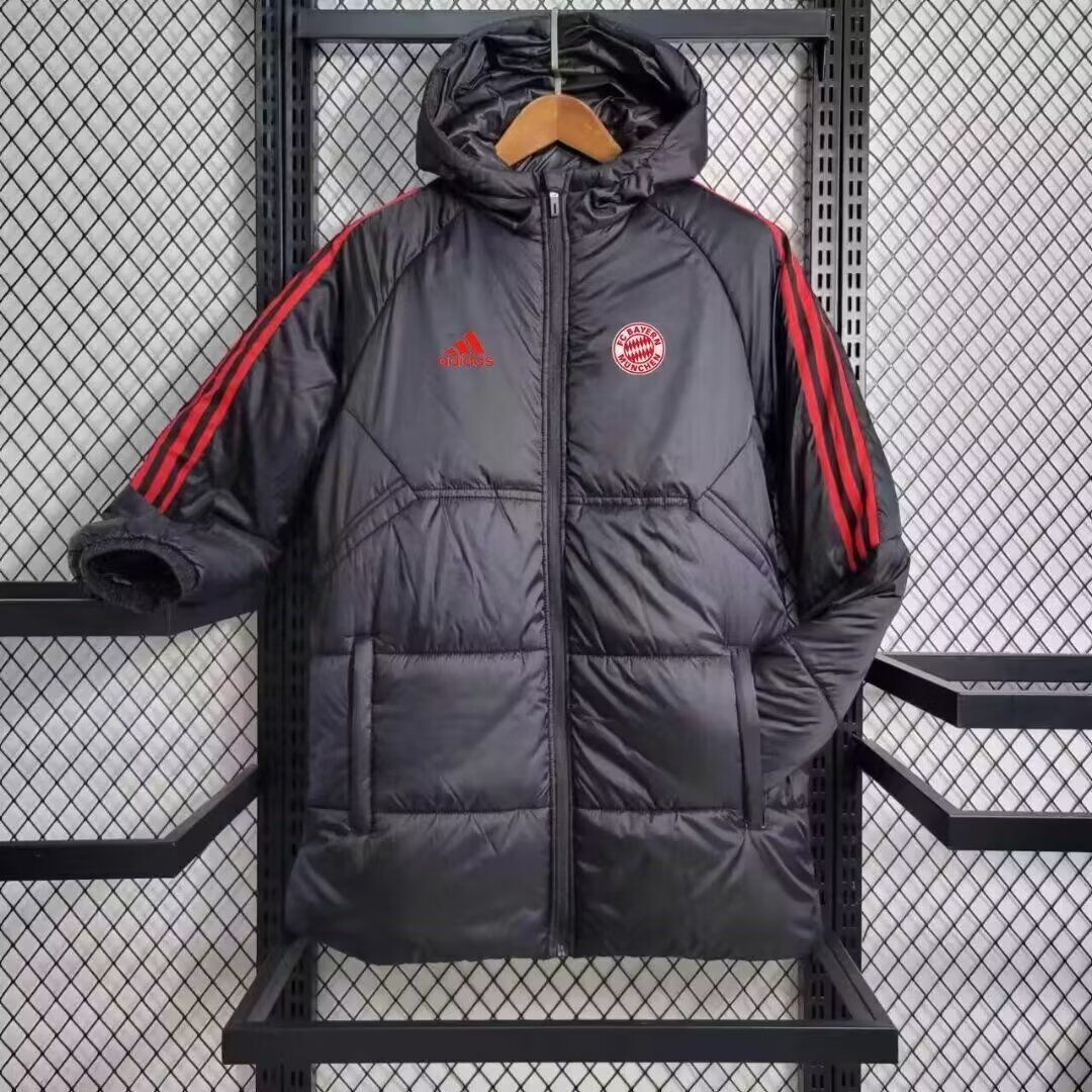 AAA Quality Bayern Munich 23/24 Cotton Coat - Black/Red
